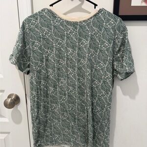 Goodfellow & Co Green Leaf Print Men's Tee